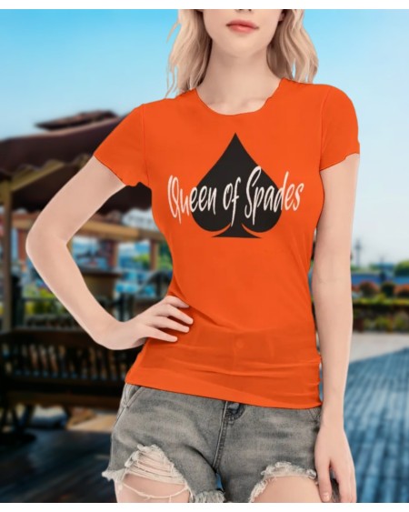 Transparent tshirt QUEEN of SPADES, queen off spades tshirt,