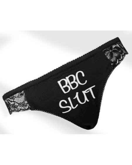 BBC SLUT Lace panties, slut clothing, cuckolding, hotwife