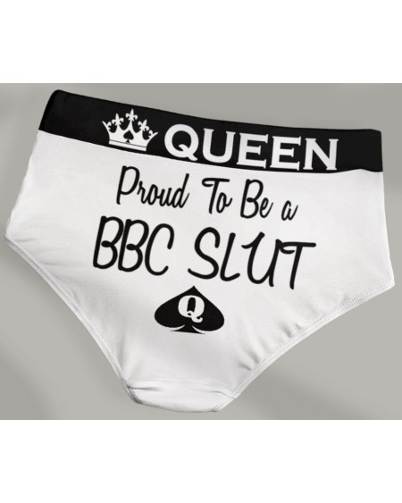 Panties Proud To Be A BBC SLUT, Slut clothing, cuckolding,