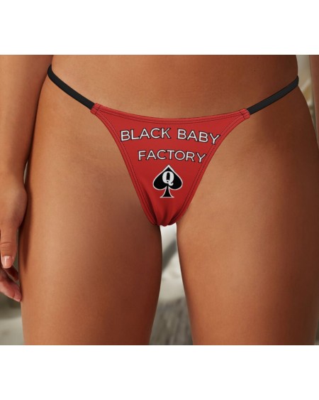 BLACK BABY FACTORY Thong, 7 Colors, slut clothing,