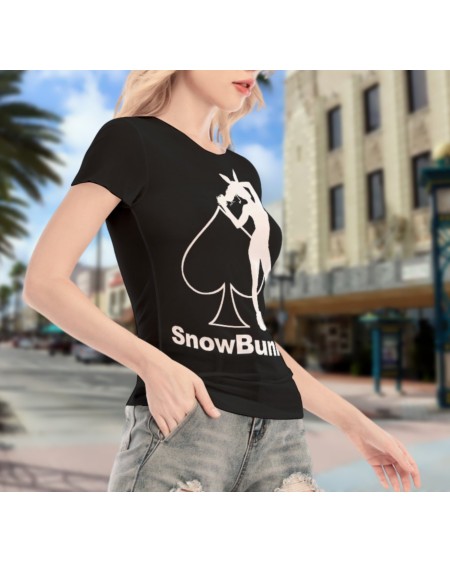 SnowBunny Transparent tshirt, queen off spades tshirt, qos t