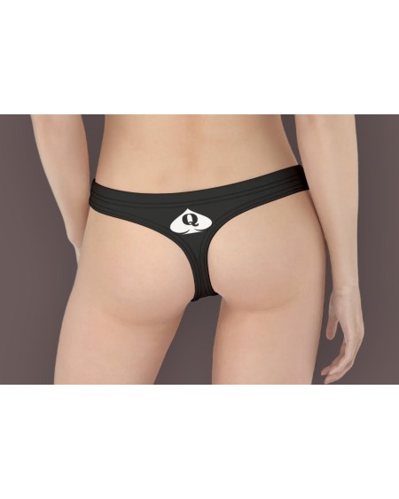 QOS Thong, 16 Colors, large size, slut clothing, cuckolding,