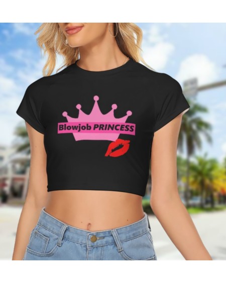 Croc - Top BLOWJOB PRINCESS, hotwife t - shirt, qos t -