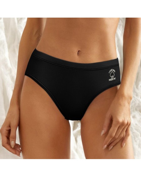 Queen Of Spades Hotwife Panties - 'I Love BBC Inside Me' -