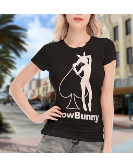 SnowBunny Transparent tshirt, queen off spades tshirt, qos t