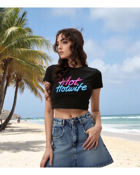 Hot Hotwife Crop Top  Naughty Wife Shirt For Bold Married