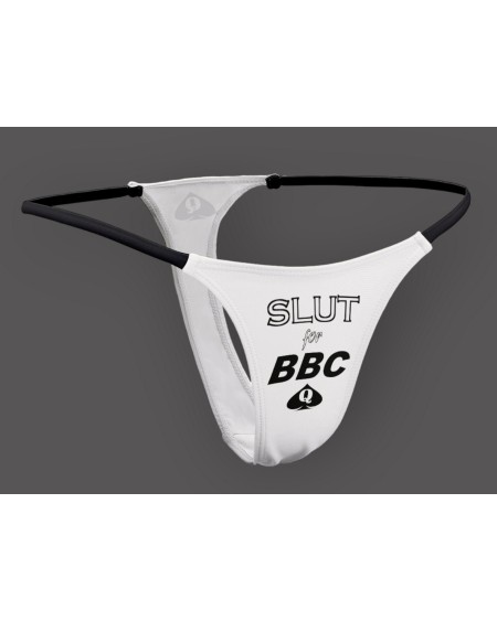 SLUT FOR BBC Qos Thong, slut clothing, cuckolding, hotwife