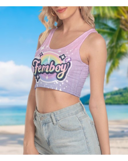 FEMBOY Croc top, sissy tshirt, girlboy, femboy, , slut