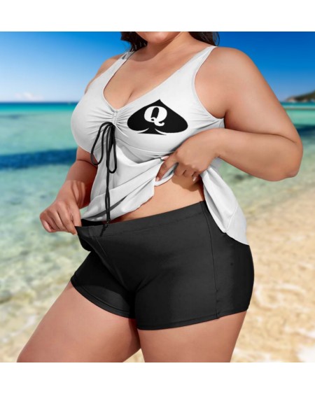 QUEEN OF SPADES Swimsuit, 2 pieces large size, hotwife, bbc