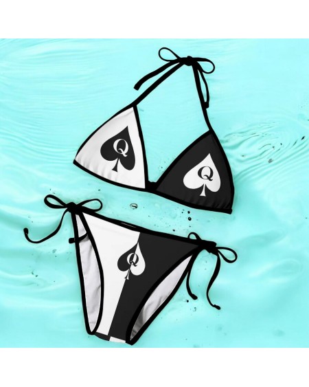 Queen Of Spades Bikini Set - Sexy Hotwife Swimwear with
