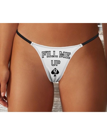 FILL ME UP  Queen Of Spades Hotwife Thong: Bold Lingerie
