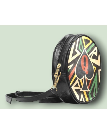 QUEEN OF SPADES African Tribal Handbag, Slut clothing,