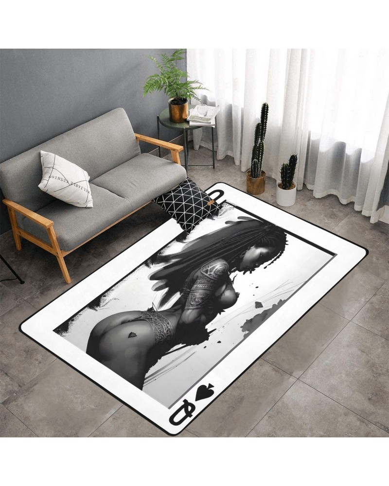 QUEEN OF SPADES Area Rug 7'X5', qos carpet, qos, queen of