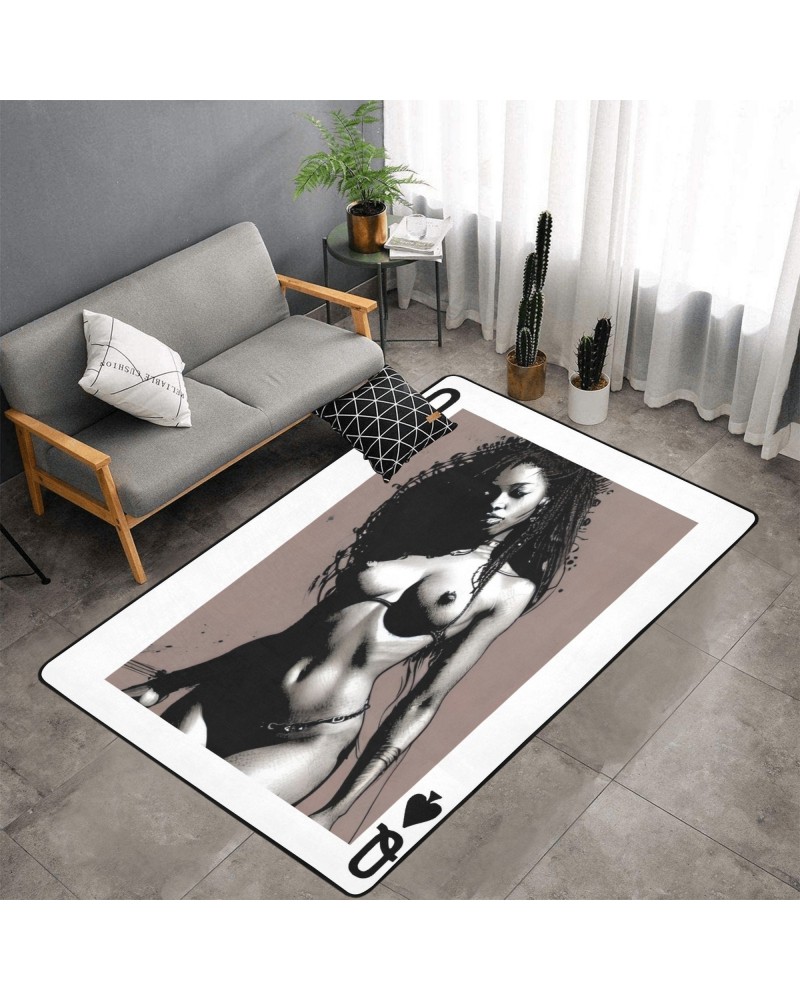 QUEEN OF SPADES Area Rug 7'X5', qos carpet, qos, queen of