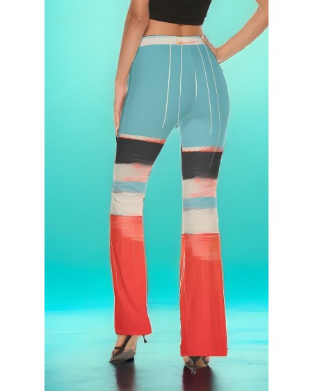 QUEEN OF SPADES Print Women'S Flare Pants, queen of spades,