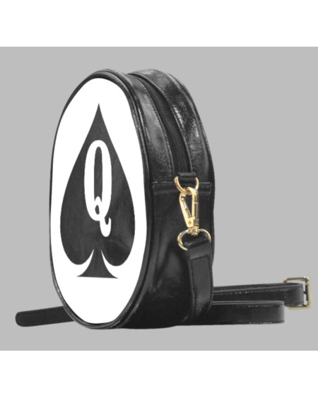 Handbag QUEEN OF SPADES Symbol, slut clothing, cuckolding,