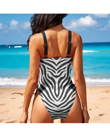 Zebra QUEEN OF SPADES Swimsuit - Hotwife Bikini, Slutty