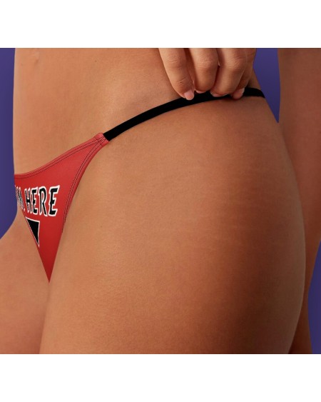 CUM HERE Thong, Slut clothing, cuckolding, hotwife panties,