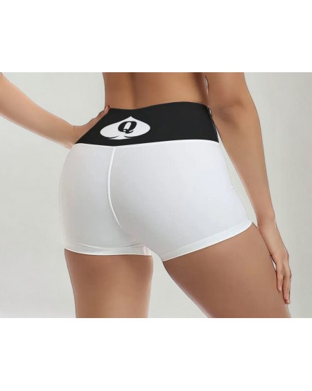 Queen Of Spades Yoga Shorts - 6 Colors, Fitness & Hotwife