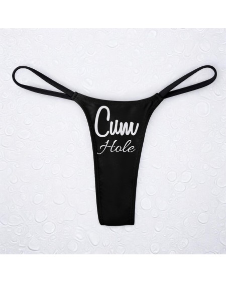 Cum Hole Thong - Hotwife Lingerie For Sluts and Whores -
