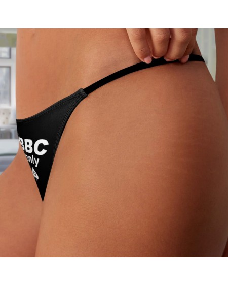 BBC ONLY Thong, Slut clothing, cuckolding, hotwife panties,
