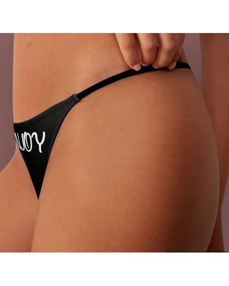 ENJOY Thong, slut clothing, cuckolding, hotwife panties,