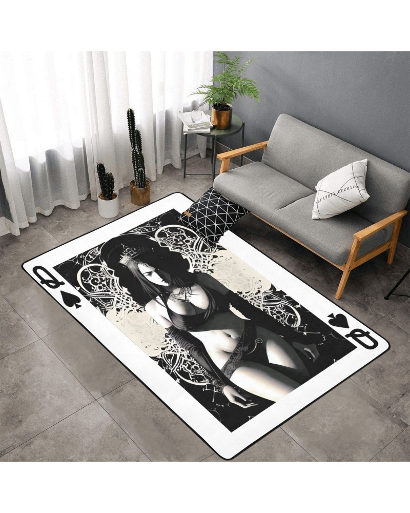 QUEEN OF SPADES Area Rug 7'X5', qos carpet, qos, queen of