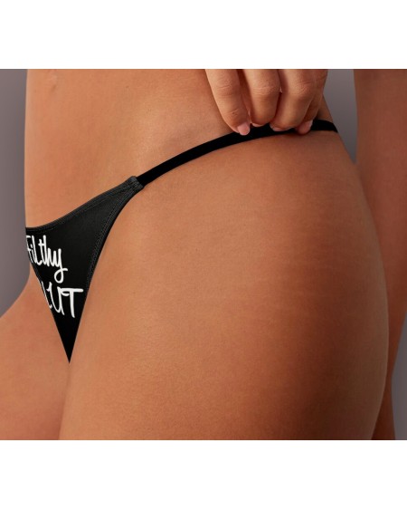 Filthy SLUT Thong, slut clothing, cuckolding, hotwife