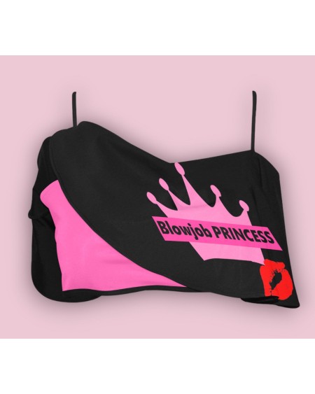 BLOWJOB PRINCESS Ruffle Bikini Top, Hotwife t - shirt, qos t