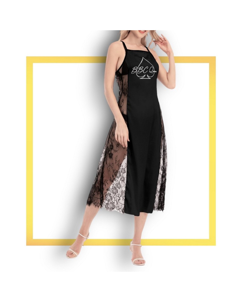 QUEEN OF SPADES Lace Cami Cross Back, Qos dress, slut