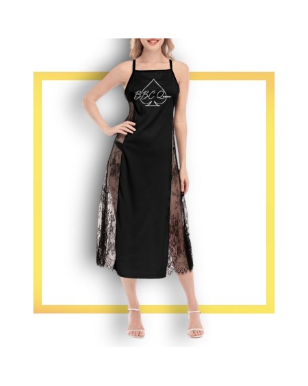 QUEEN OF SPADES Lace Cami Cross Back, Qos dress, slut