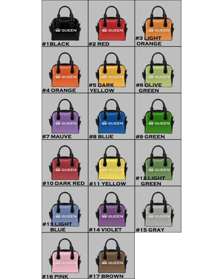 Handbag QUEEN OF SPADES 17 Colors Shoulder Strap, slut