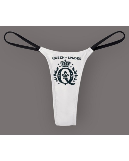 QUEEN OF SPADES Thong, Qos clothing clothing, cuckolding,