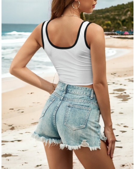 QUEEN OF SPADE Croc tank top, , top queen off spades, qos t