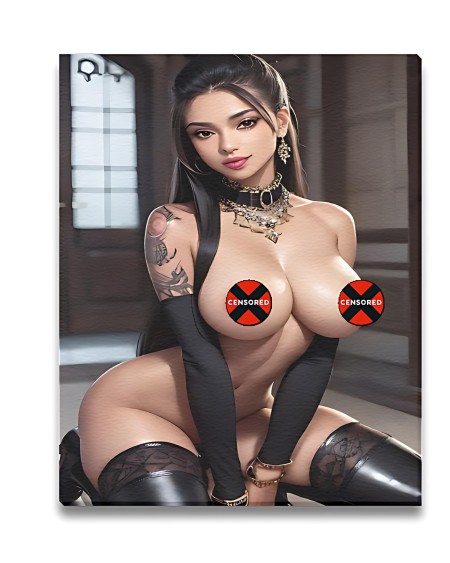 Sexy And Provocative Canvas - Sultry Erotic Art of a