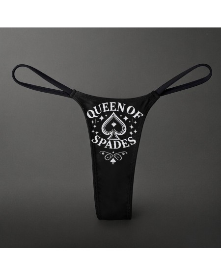 QUEEN Of SPADES Thong - QOS Clothing, Hotwife Panties,