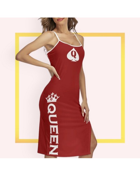 QUEEN OF SPADES Back Cross Cami Dress, 9 Colors, slut