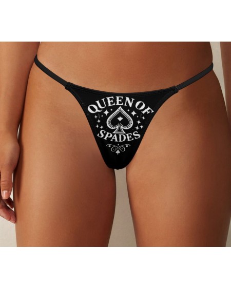 QUEEN Of SPADES Thong - QOS Clothing, Hotwife Panties,