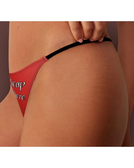 CHEAP WHORE Thong, Slut clothing, cuckolding, hotwife