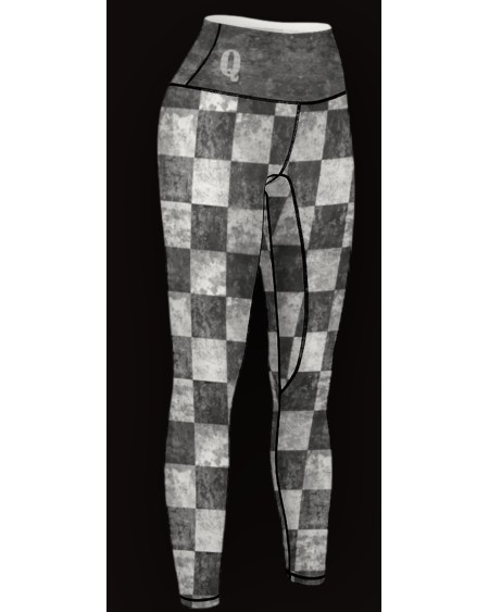 QUEEN OF SPADES Checkerboard legging, queen of spades, qos,
