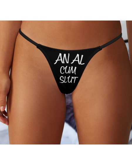 ANAL CUM SLUT Thong, Slut clothing, cuckolding, hotwife