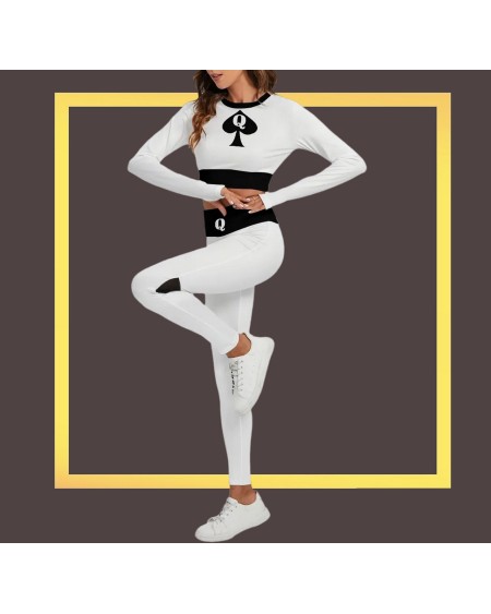 QUEEN OF SPADES Set With Backless Top And Leggings, Qos,