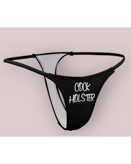 COCK HOSTLER Thong, slut clothing, cuckolding, hotwife
