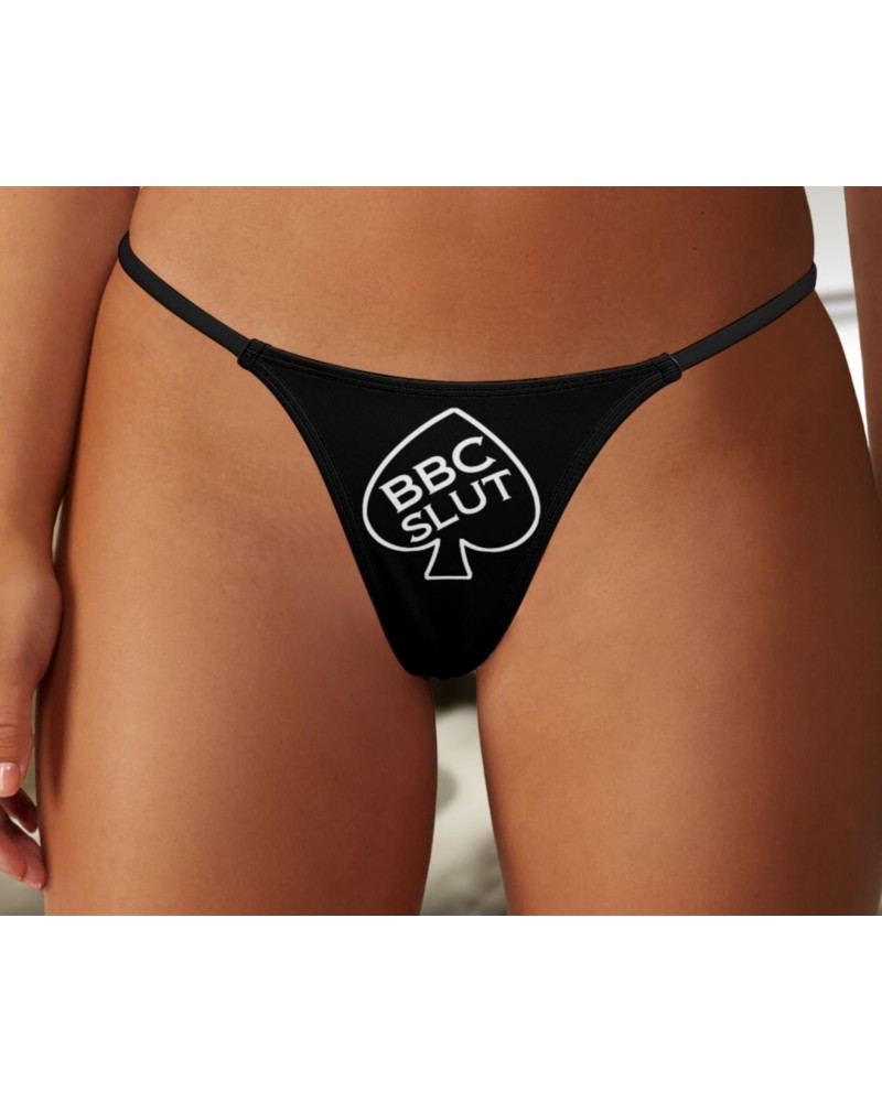 BBC SLUT THONG, Queen Of Spades, Slut clothing, cuckolding,