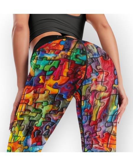 QUEEN OF SPADES Puzlle Legging, queen of spades, qos, queen