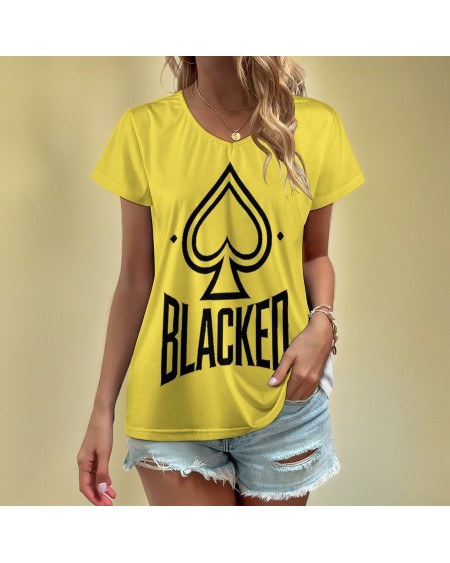 Blacked Queen Of Spades T - Shirt - Empowering Women's