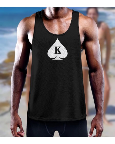 KING Of SPADES Y - Back Muscle Tank top, kos t - shirt, t -