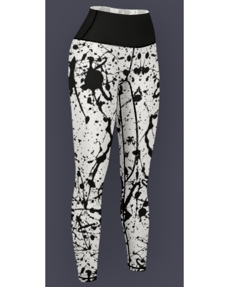 QUEEN OF SPADES Ink Stain legging, queen of spades, queen of