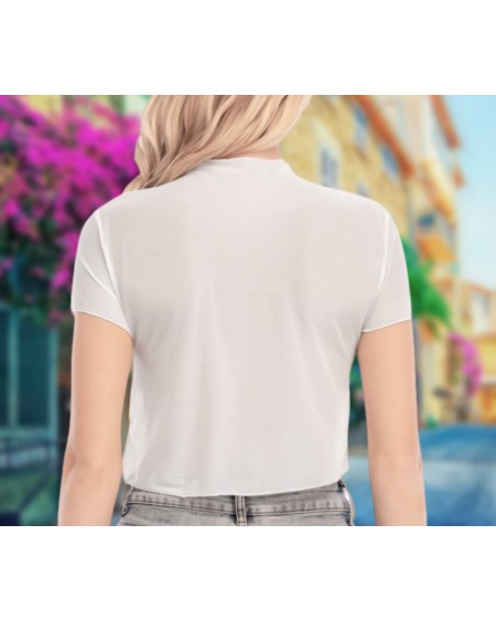 Transparent Crop top QUEEN OF SPADES, queen off spades