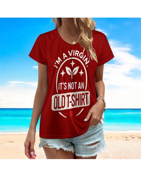 Provocative 'I'M a Virgin' T - Shirt - Bold Statement Tee,